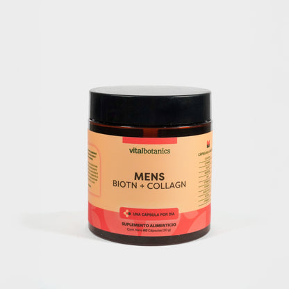 Biotina y Colágeno Para Hombre en Cápsulas