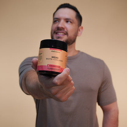 Biotina y Colágeno Para Hombre en Cápsulas