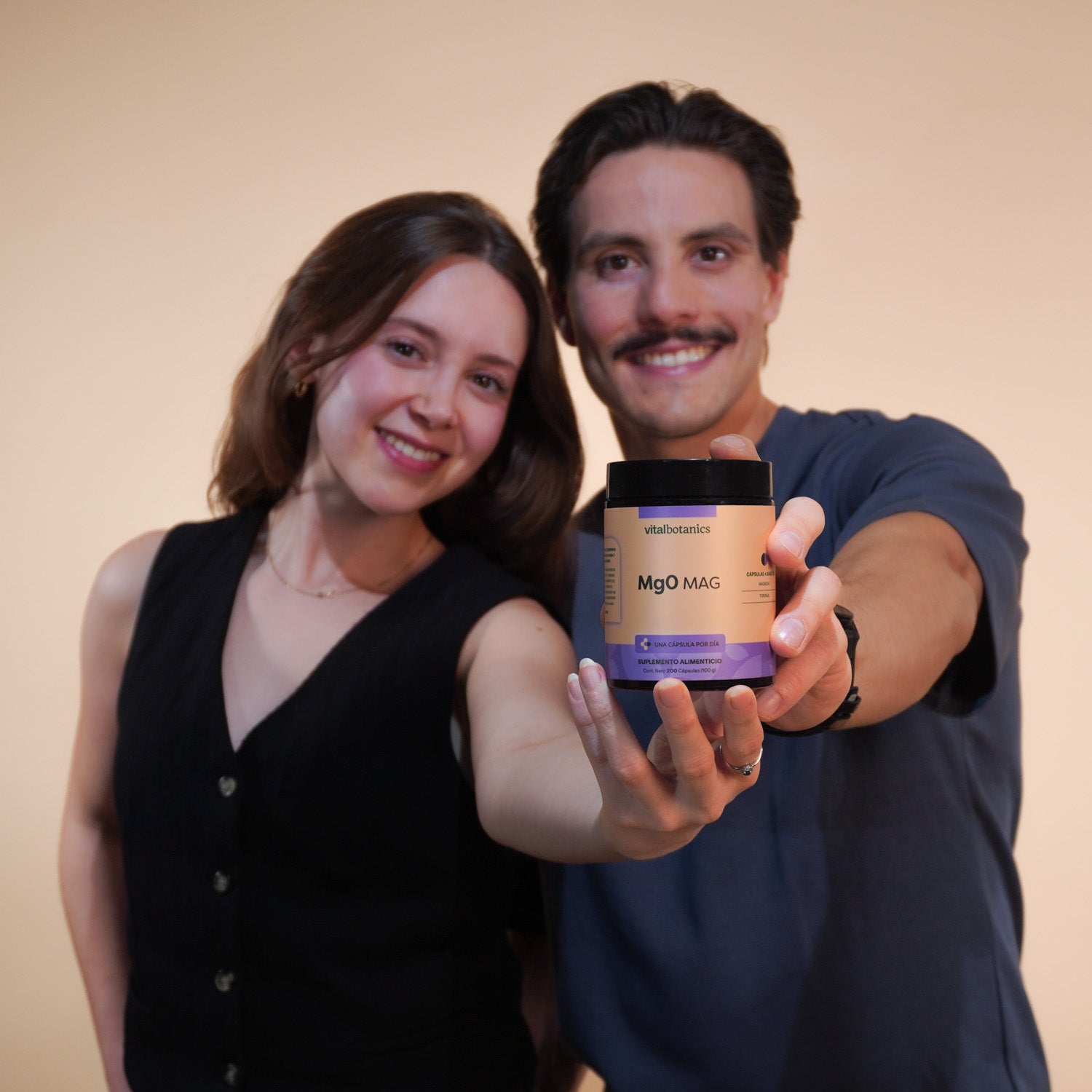Frasco Óxido de Magnesio y Toronjil Vitalbotanics – mineral esencial con melisa