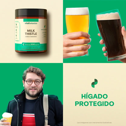 Milk Thistle, Cardo Mariano en Cápsulas