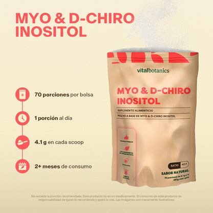 D-Chiro Inositol, Myo-Inositol en Polvo