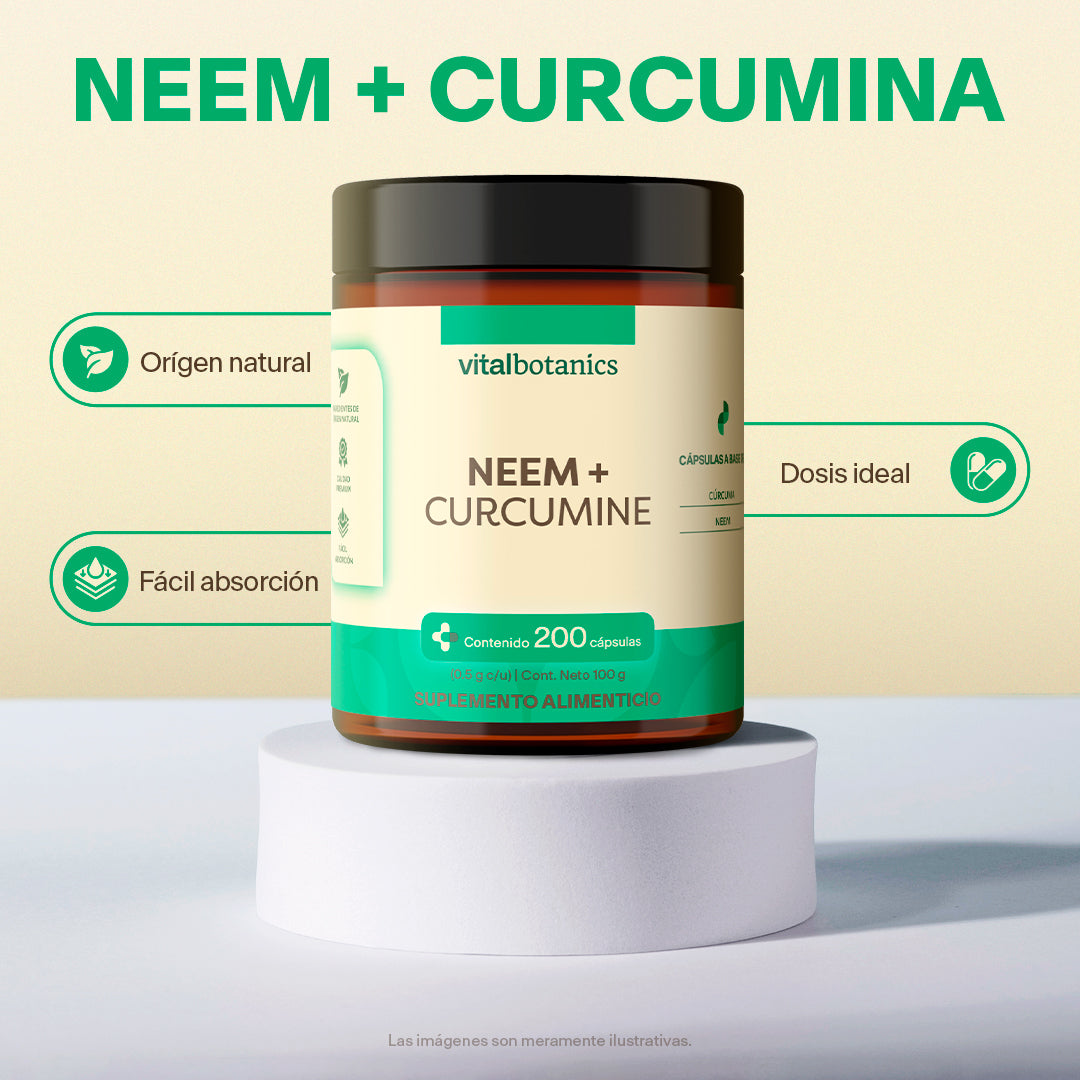 Neem, Curcumina en Cápsulas