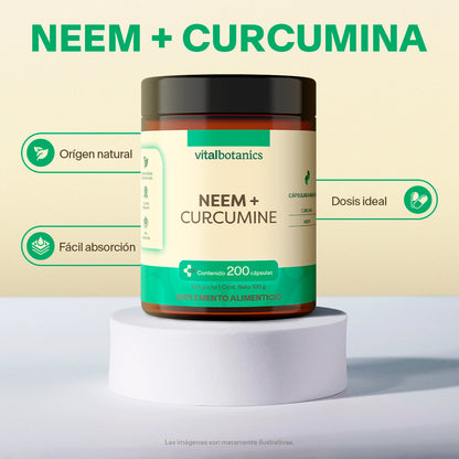 Neem, Curcumina en Cápsulas