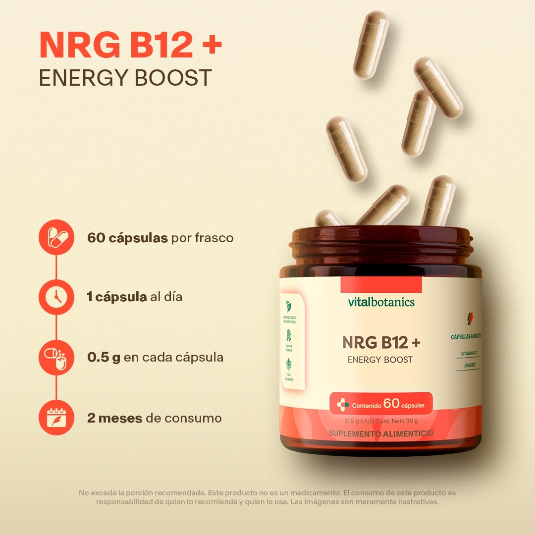 Vitamina B12 en Cápsulas