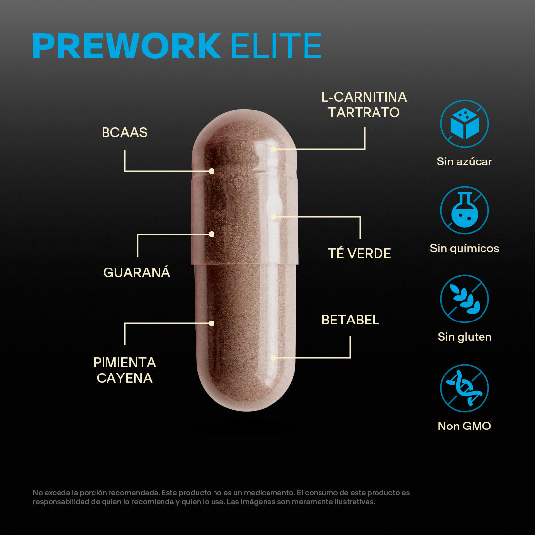 Preworkout Elite en Cápsulas