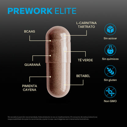 Preworkout Elite en Cápsulas