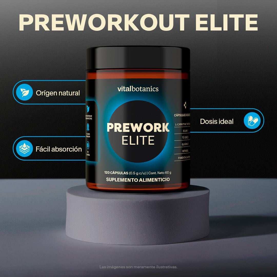 Preworkout Elite en Cápsulas