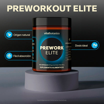 Preworkout Elite en Cápsulas
