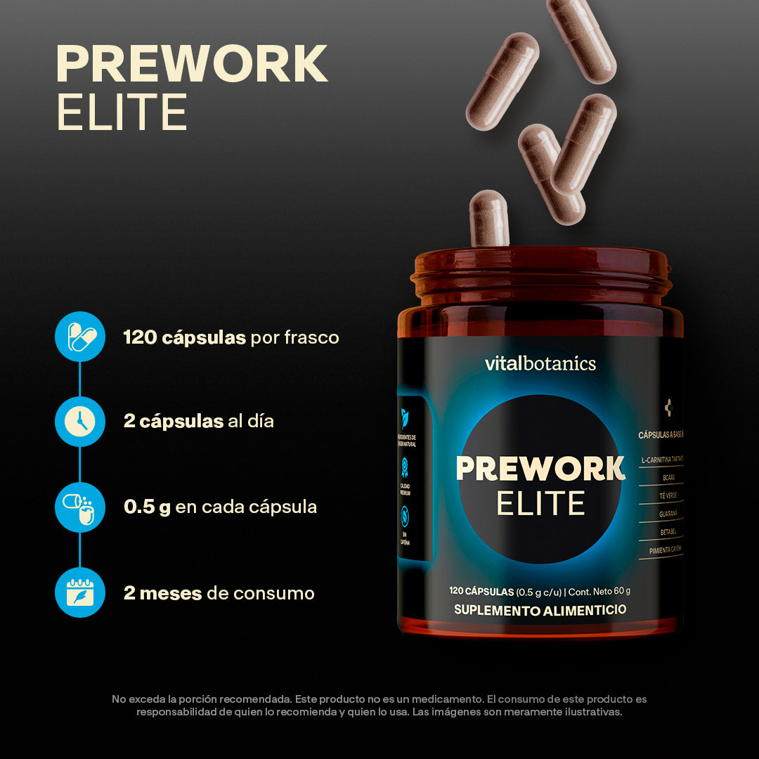 Preworkout Elite en Cápsulas