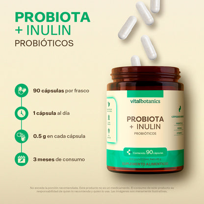 Probioticos, Inulina en Cápsulas