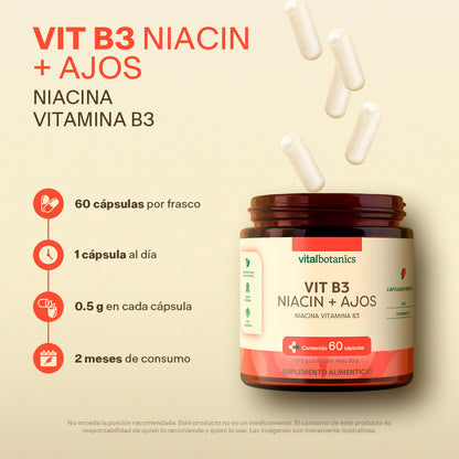 Niacina, Vitamina B3 en Cápsulas