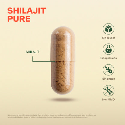 Shilajit en Cápsulas