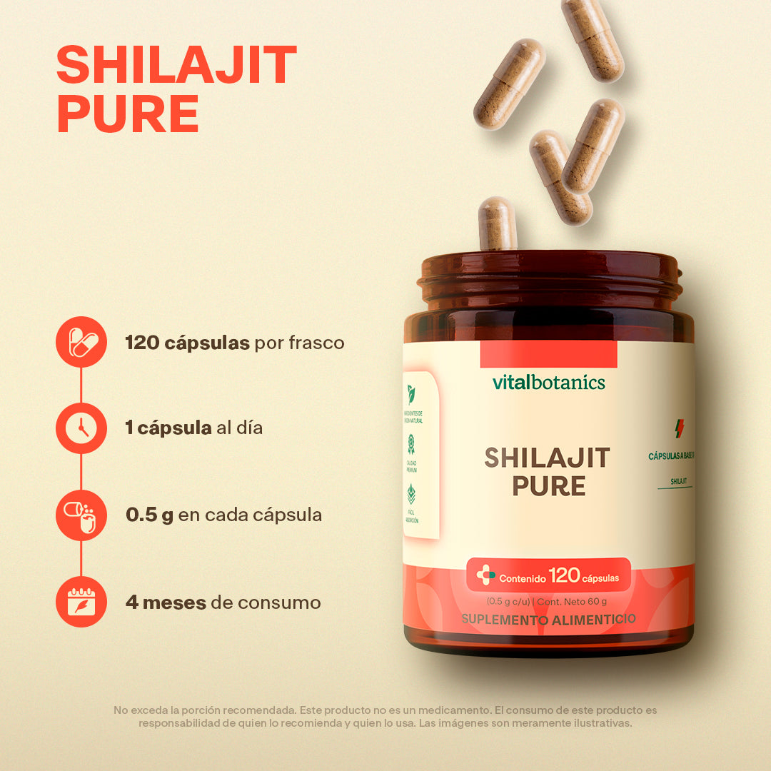 Shilajit en Cápsulas