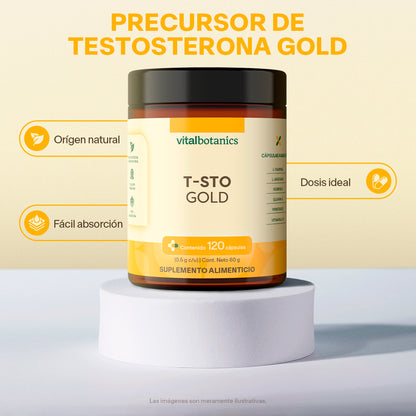 T-STO GOLD – Suplemento Natural para Hombre