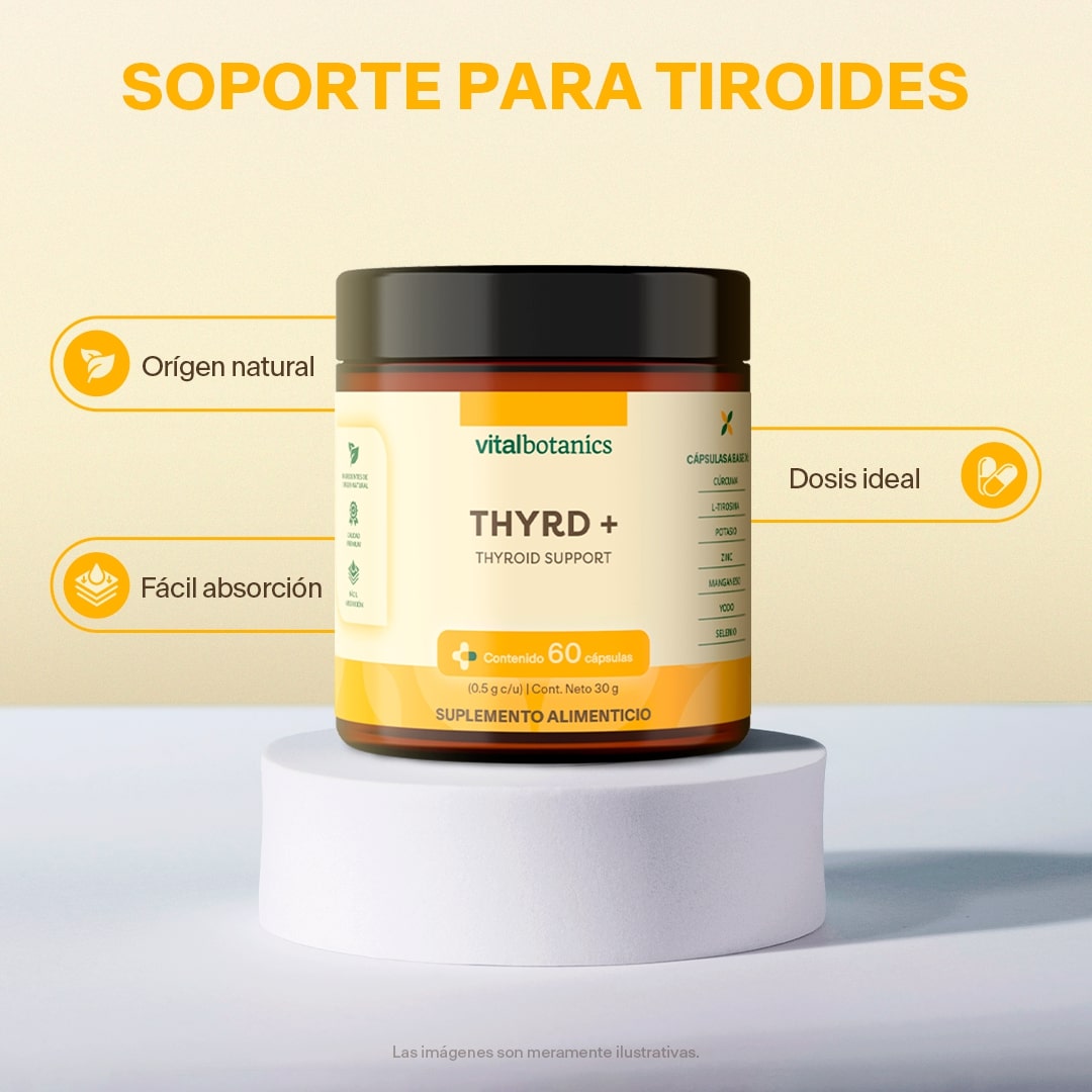 Soporte Para La Tiroides en Cápsulas