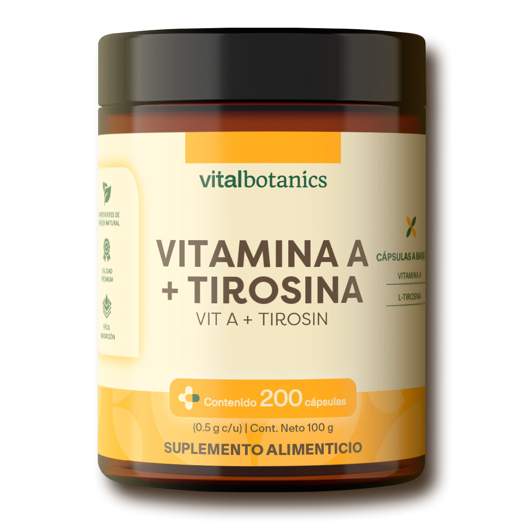 Vitamina A, Tirosina en Cápsulas