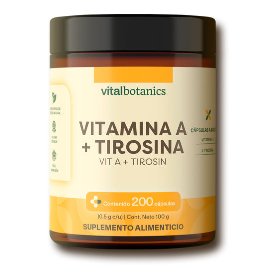 Vitamina A, Tirosina en Cápsulas