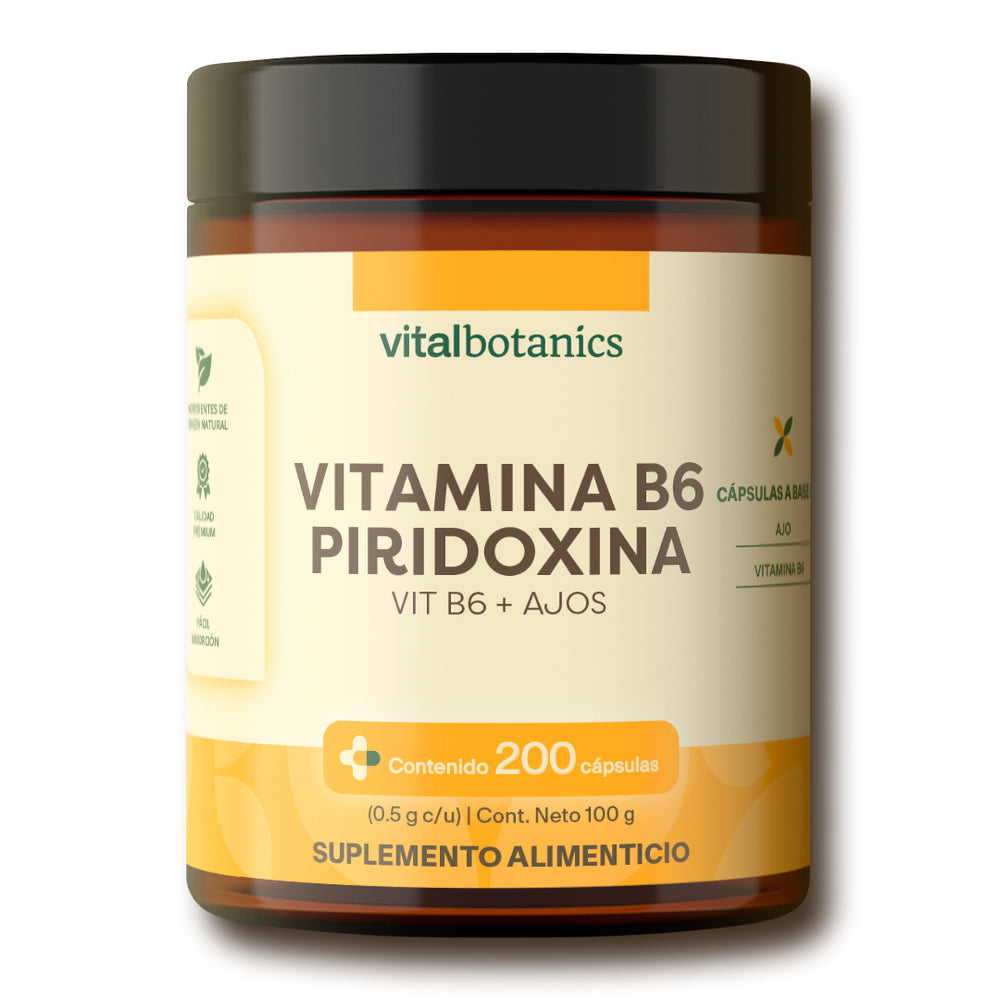 Vitamina B6, Piridoxina en Cápsulas