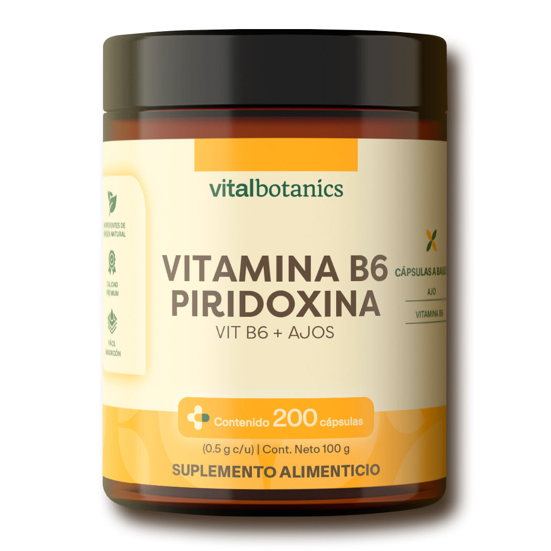 Vitamina B6, Piridoxina en Cápsulas