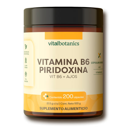 Vitamina B6, Piridoxina en Cápsulas