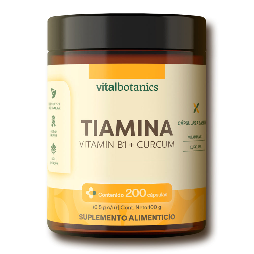 Vitamina B1, Cúrcuma en Cápsulas