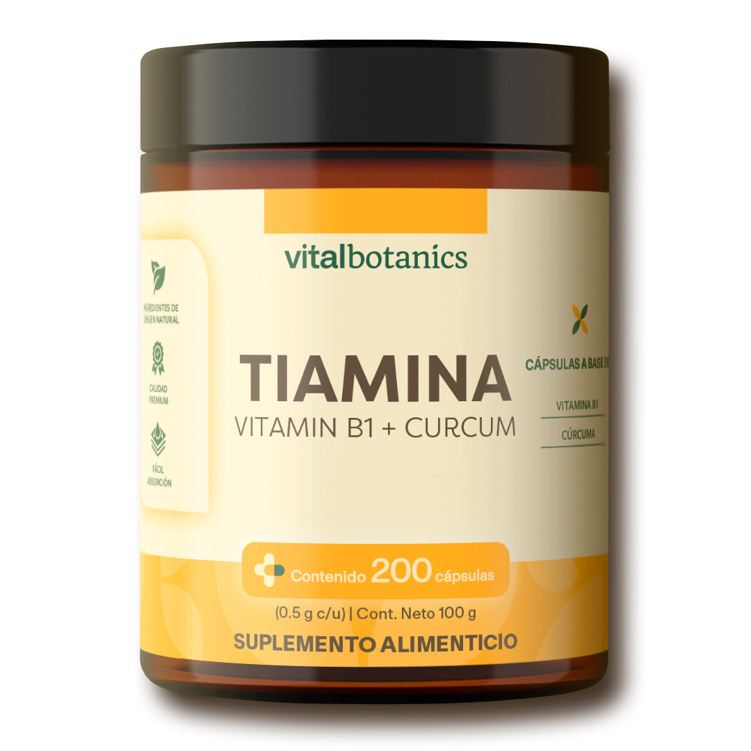 Vitamina B1, Cúrcuma en Cápsulas
