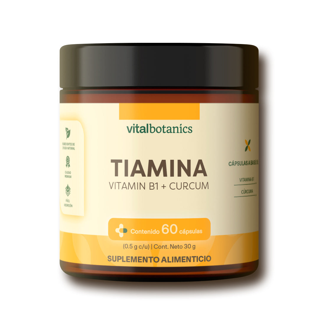 Vitamina B1, Cúrcuma en Cápsulas