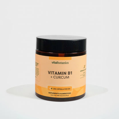 Vitamina B1, Cúrcuma en Cápsulas