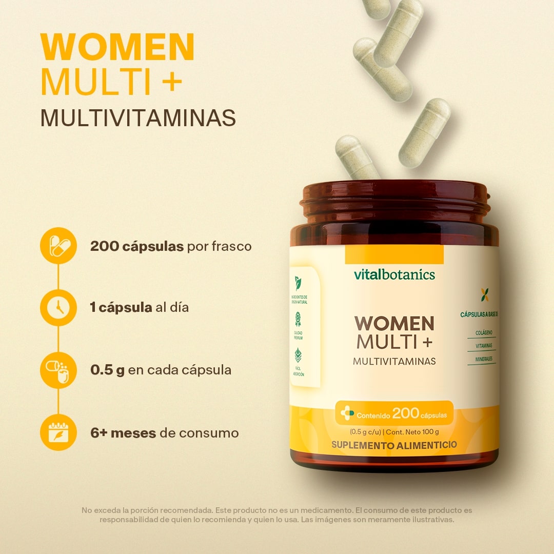 Multivitamínico Para Mujeres en Cápsulas