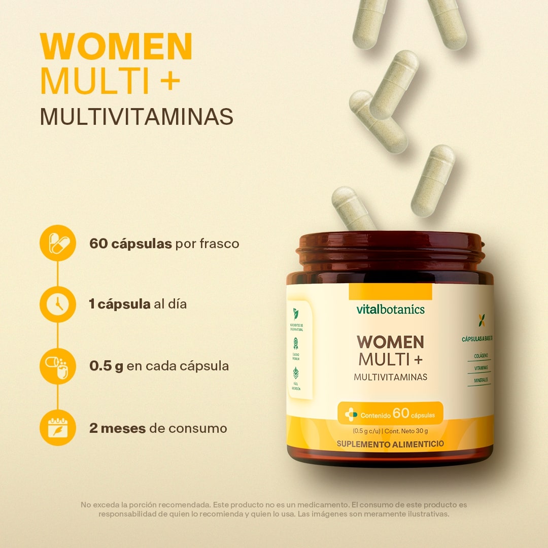 Multivitamínico Para Mujeres en Cápsulas
