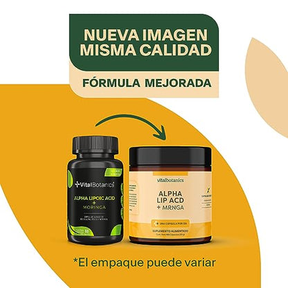 ALPHA LIP ACD + MRNGA | Acido Alfa Lipoico y Moringa